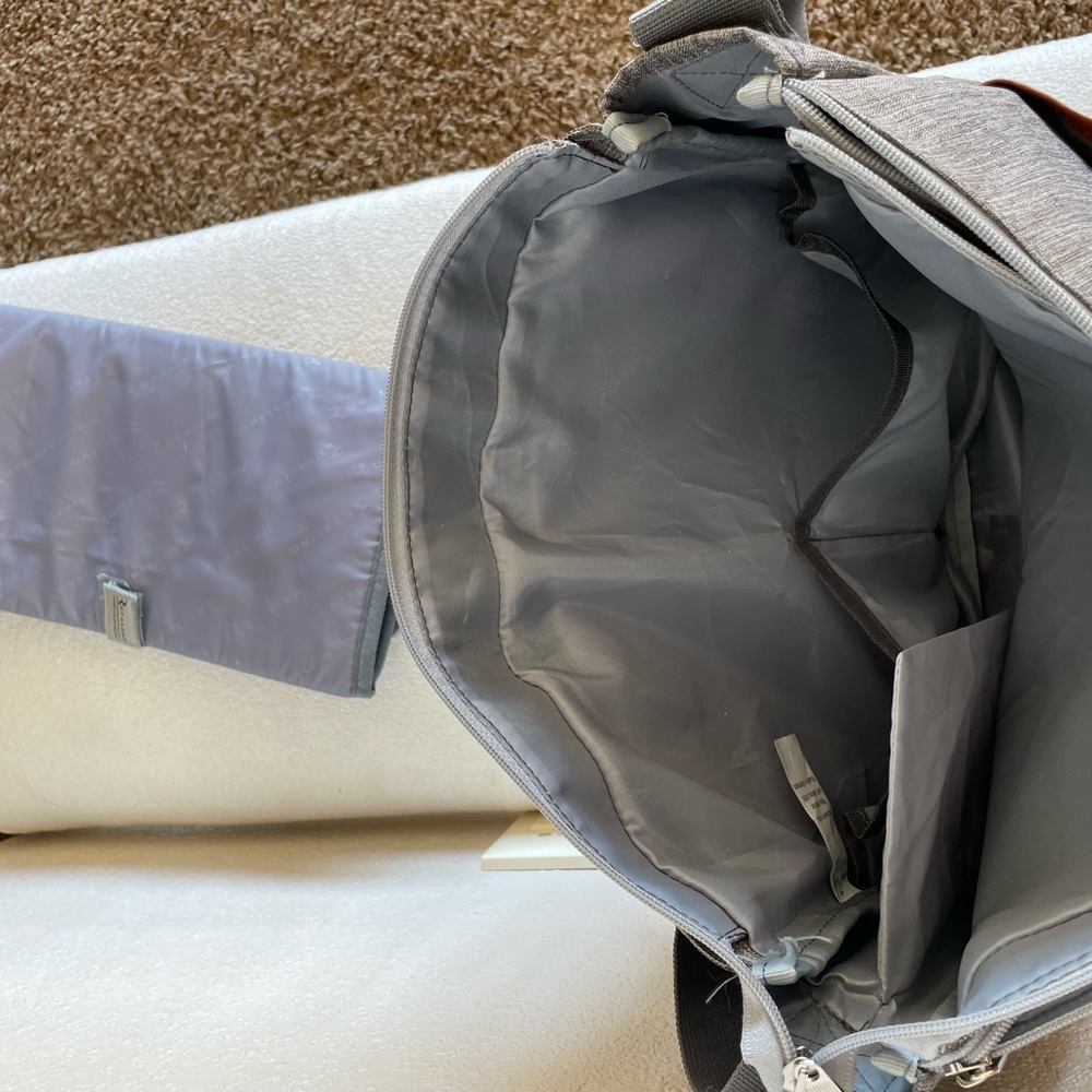 Motif Maylilly Gray Brown Travel Baby Bag - Picture 13 of 15